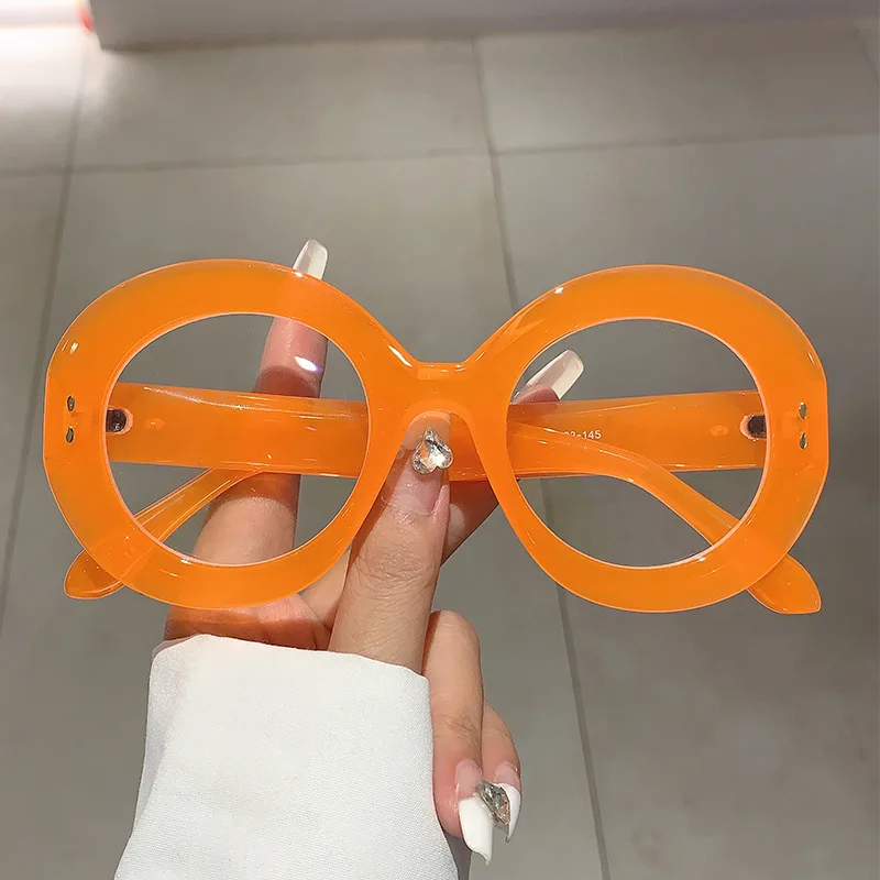 Очки Женские винтажные с защитой от синего света круглые оптические аксессуары