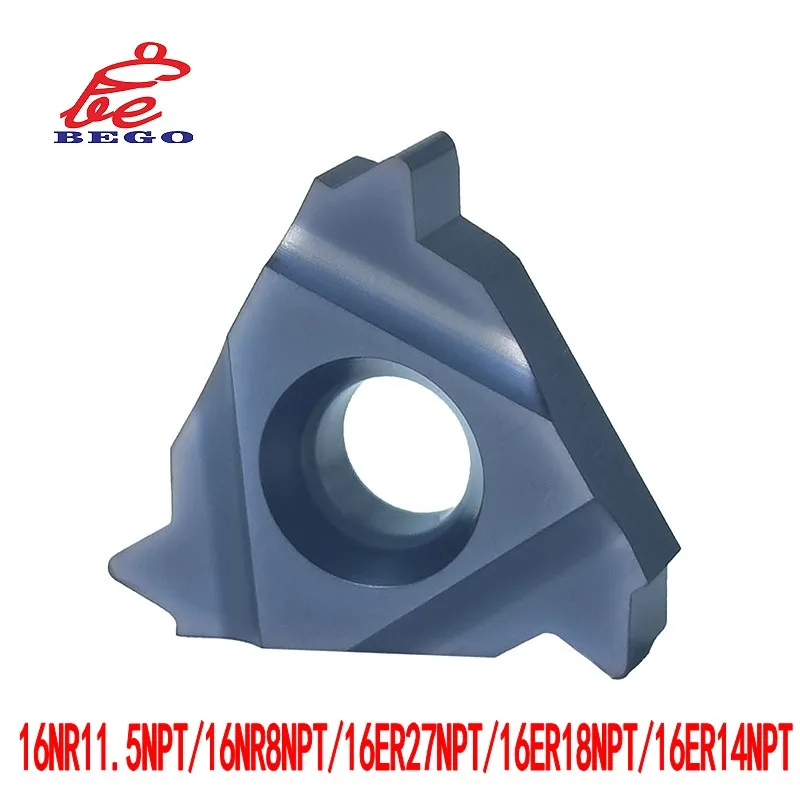 

Ooriginal 16NR11.5NPT Carbide Inserts Thread Cutting External Turning Tool CNC Cutter Blade American 60° NPT Threading Insert