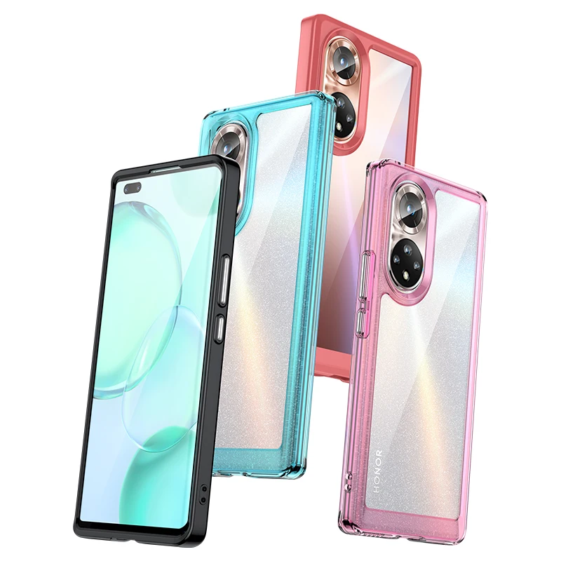 

Crystal Clear Case Honor 50 Pro 60 SE X8 X30 X30i Honor Play 6T Pro Lightweight Thin Shockproof Protective Cover