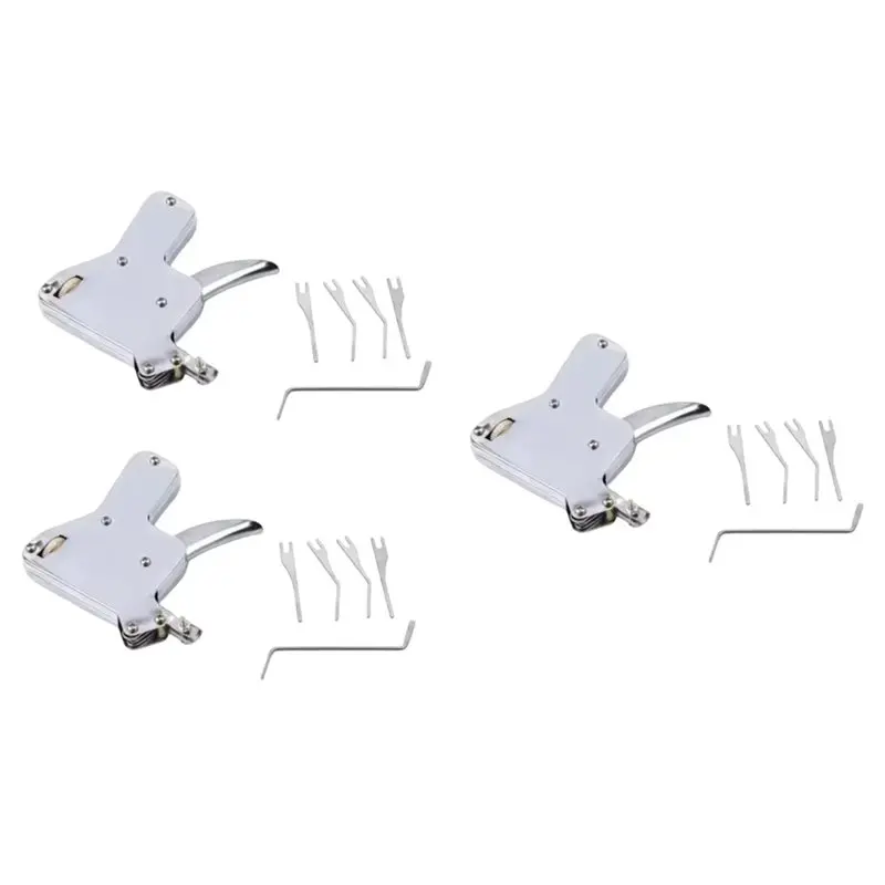 Фото Набор инструментов для вскрытия замков A74E-Lock Pick Bumps, из нержавеющей стали, для ремонта дверей, мощный стальной набор для отмычки замков №4