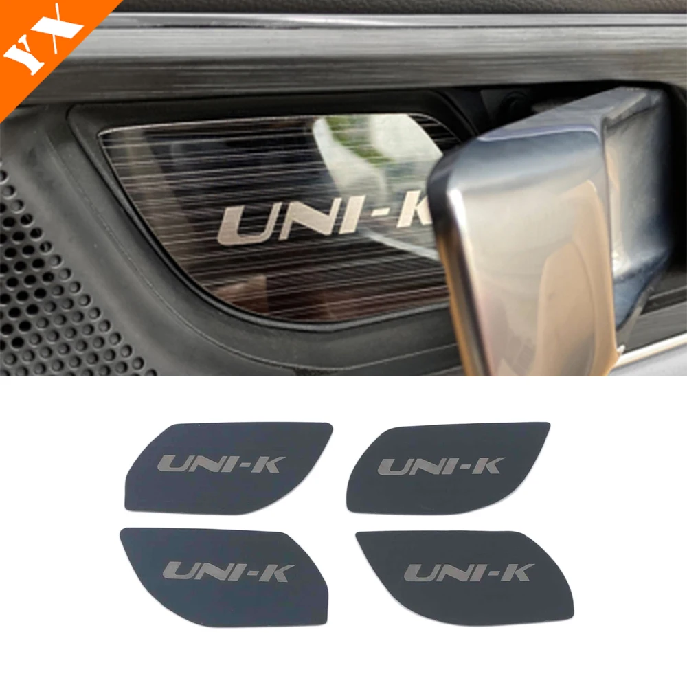 

Для Changan UNIK UNI-K аксессуары 2021-2024 нержавеющая внутренняя дверная ручка автомобиля Наклейка панель декоративная крышка