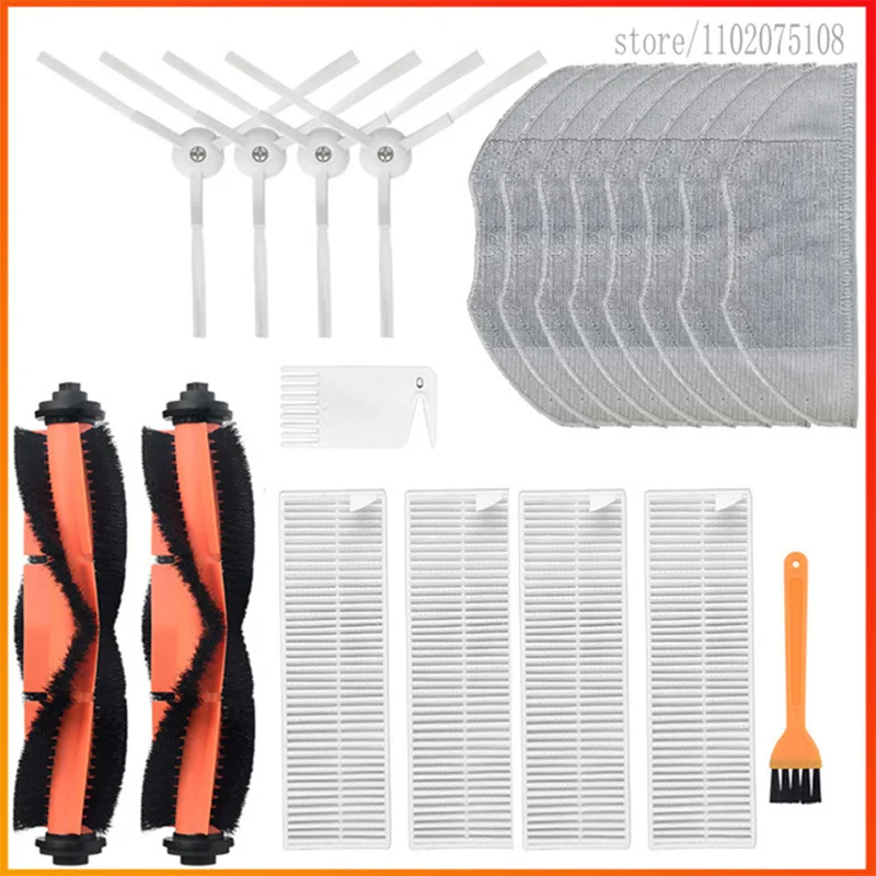 

New Main Brush Hepa Filter Side Brush Mop Cloth Clean Tool Kit For Xiaomi Mijia G1 MJSTG1 Mi Robot Vacuum-Mop Essential Parts