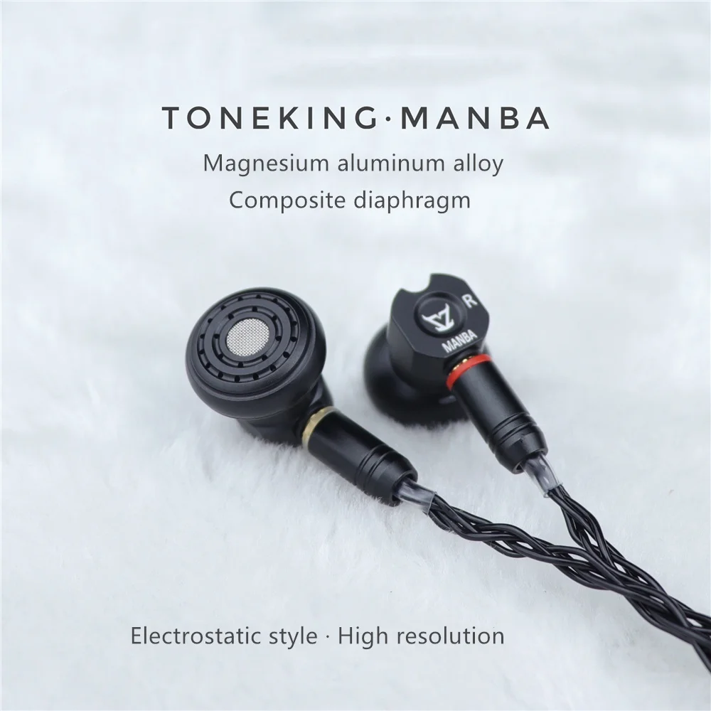 TONEKING MANBA цельнометаллические плоские наушники динамические HIFI статический