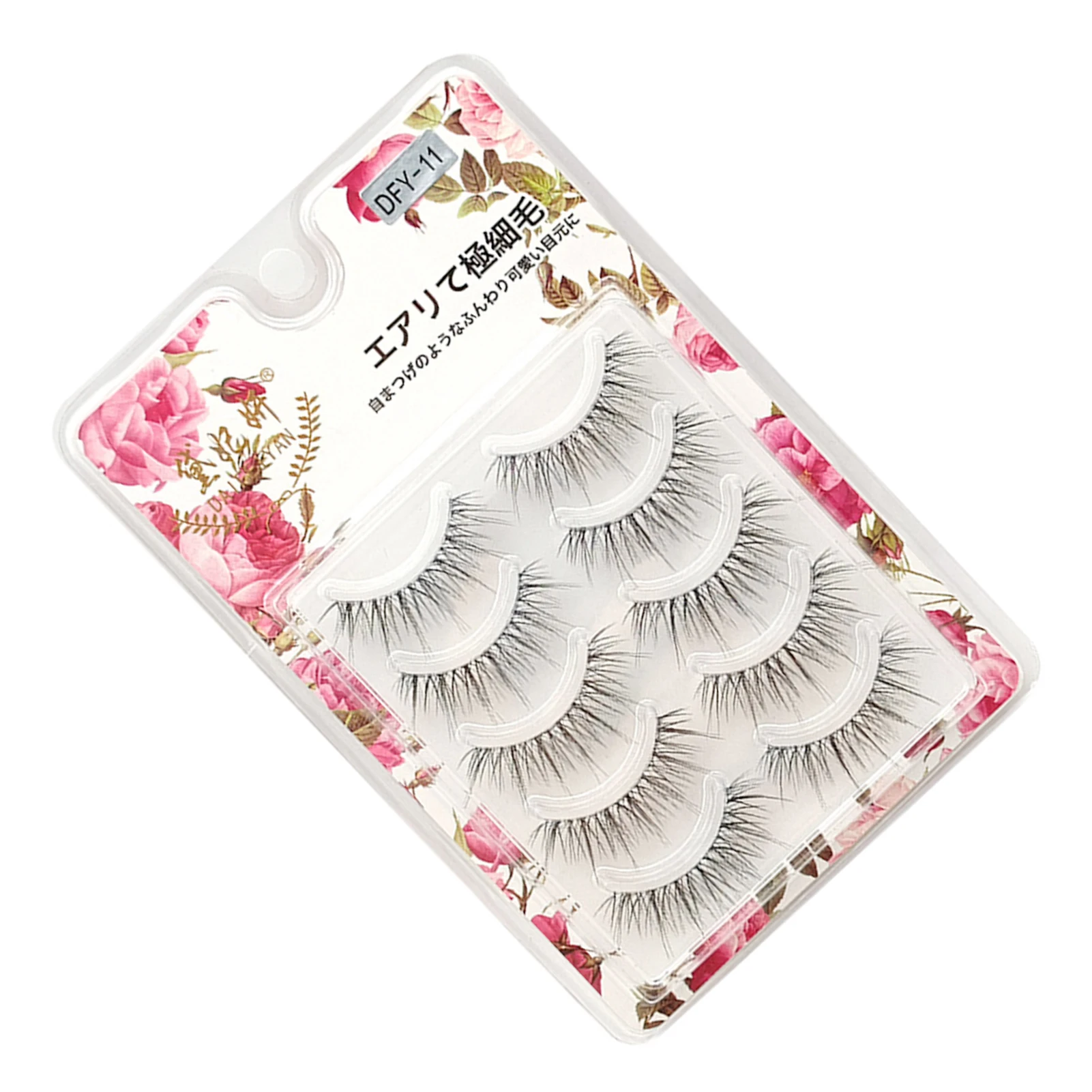 

5 пар, Многоразовые Накладные ресницы «рыбий хвост»