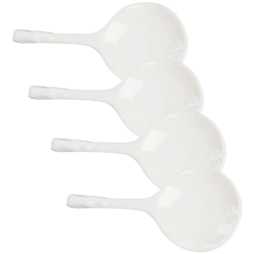 

4Pcs Reusable Chopstick Holders Ceramic Fork Rests Simple Spoon Rests Chopstick Accessory