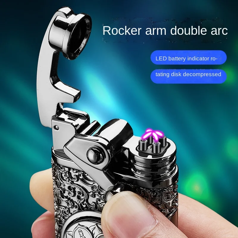 Lotus Caving Cigar Lighter Tobacco Pipe Lighter