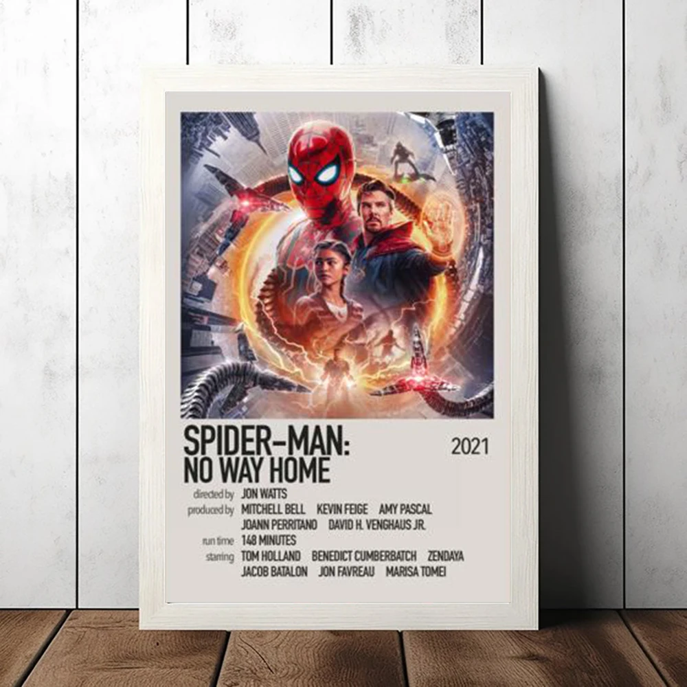 Постер Фильма Marvel Железный человек Человек-паук Черная Вдова Дэдпул Росомаха на