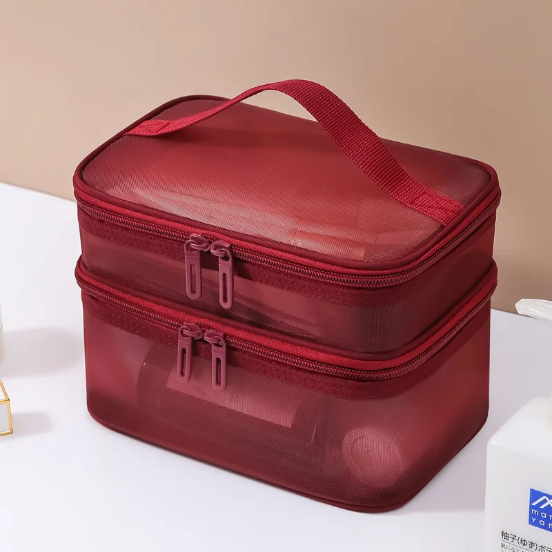 

Large-capacity Travel Wash Bag Portable Multifunctional Simple Cosmetic Bag Palace Style Cosmetic Storage Organization