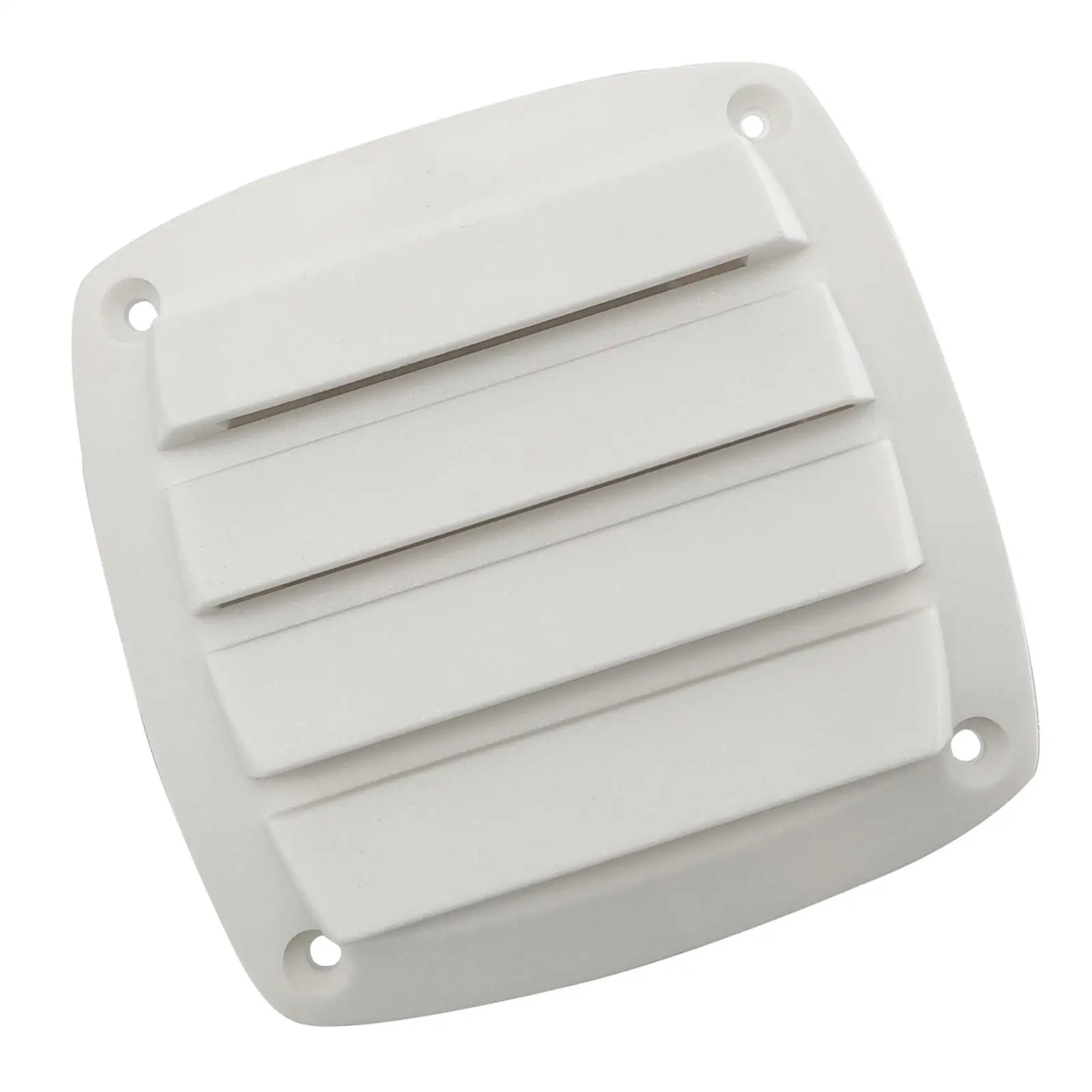 

Rectangle Air Hose thru Vent 5" ABS Plastic White Vent for RV Boat Bathroom