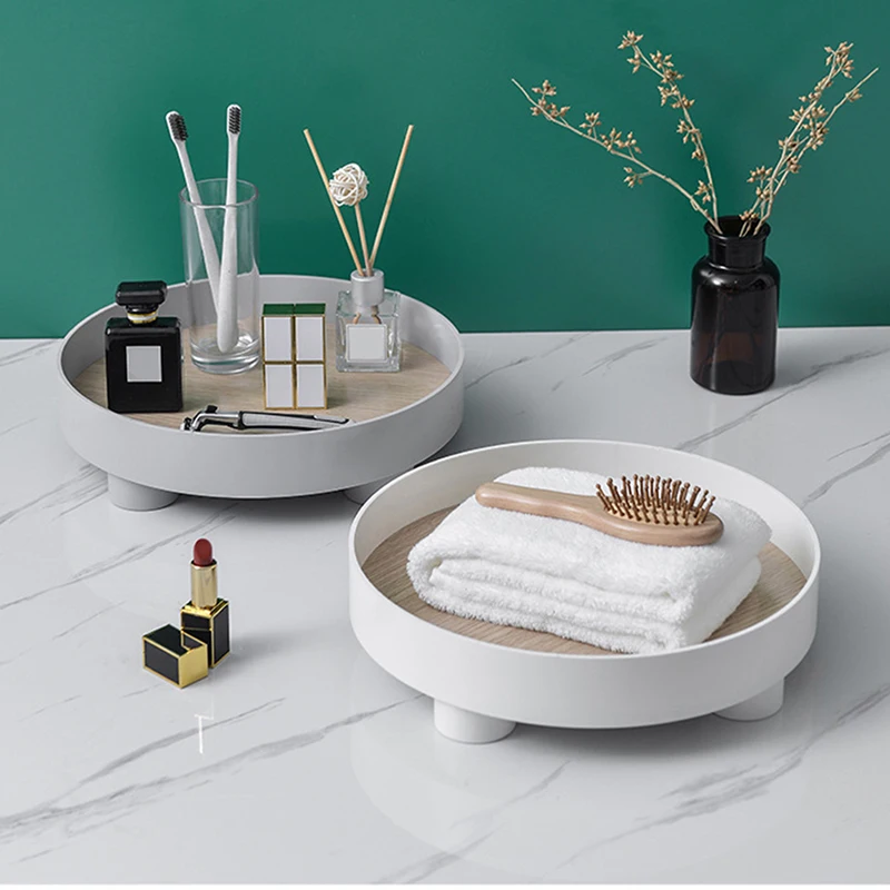 

Nordic Style Modern Decorative Trays Home Decor Cosmetic Storage Organizer Table Vase Aromatherapy Candlestick Stand