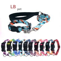 pet supplies digital printing pet dog collar bohemian ethnic dog leash set dog accessories personalised dog collar