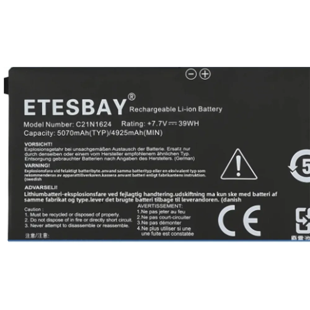 C21N1624 7 В 39WH для Asus Q325U-BI7T18 ZenBook Flip S UX370UA UX370UA-1A 1B Аккумулятор ноутбука