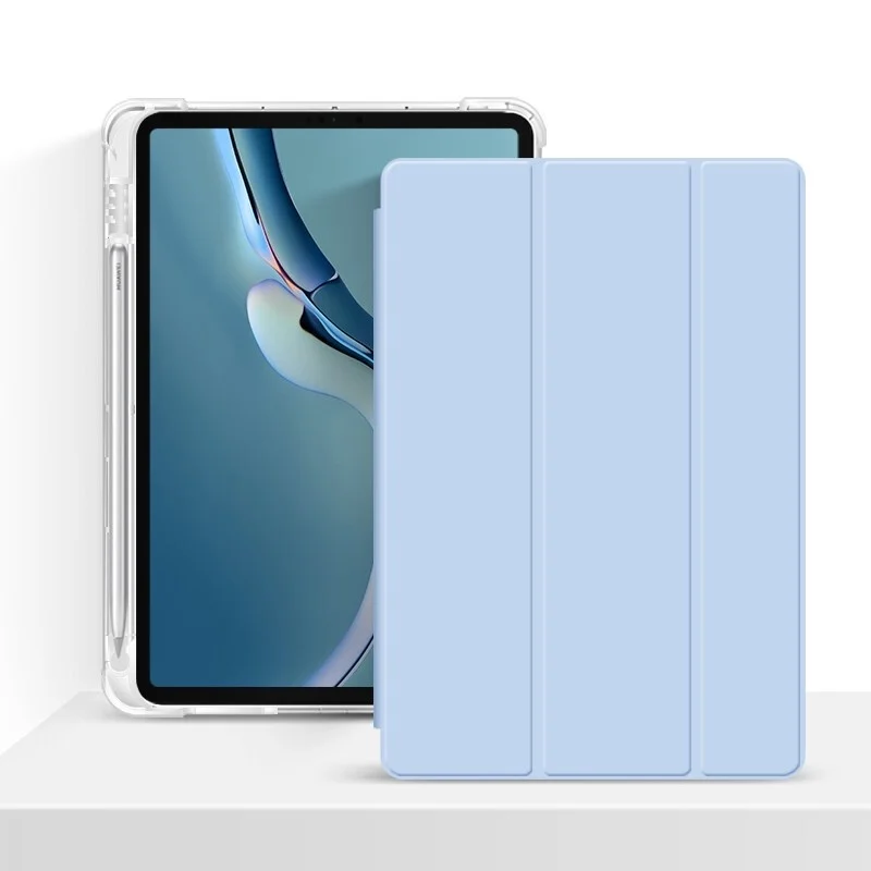 Для Xiaomi Pad 6S Pro 12 4 дюймов 2024 5 6 11 Redmi SE 10 61 прозрачный мягкий кожаный чехол из ТПУ со