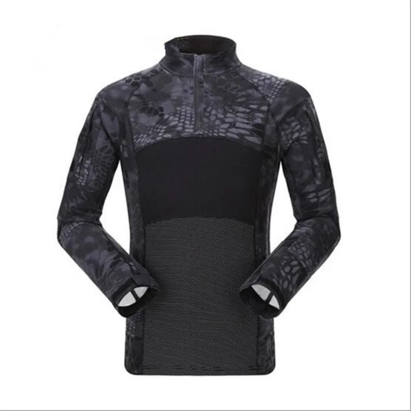 

Military Fans Camping Training Camouflage Tactical Shirt Uniform Men Outdoor Shooting Airsoft Hunting Breathable Sports Tops