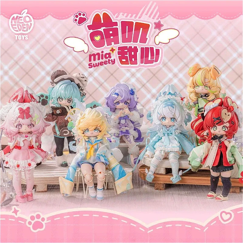 Фото Коллекционная фигурка Neo Eden Toys Mengji Sweetheart Series Blind Box, милая кукла 1/12 MJD, лимитированная серия, очаровательный подарок №1