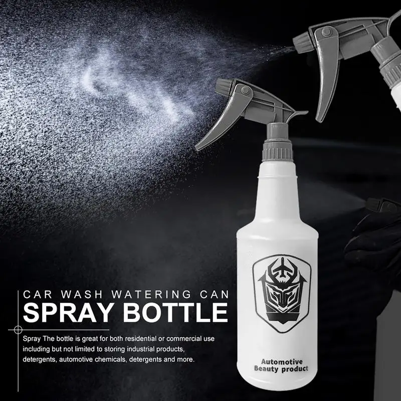 

750ML Spray Bottle Leak Proof Misting Spray Bottle Car Wash Watering Can For Car Cleaning Hand Cleaning Liquid Store Bottle