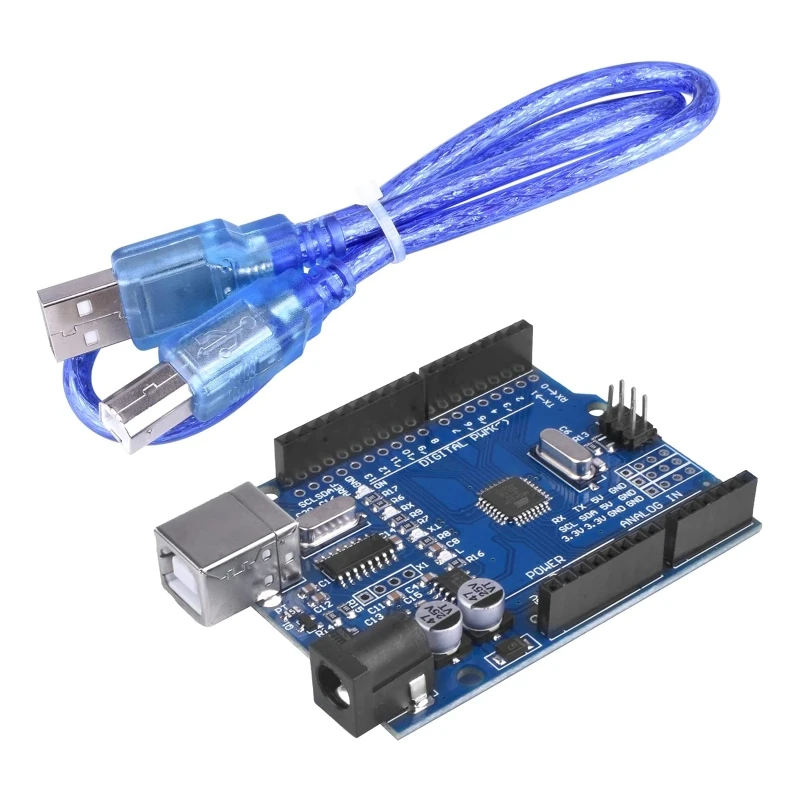 

Плата Расширительная ATmega328P UNO R3 для arduino DXAC, устройство для гравировки с USB кабелем, щит V3