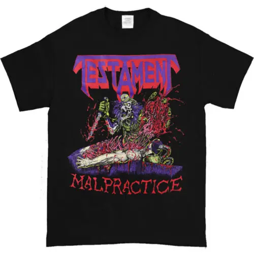 

Vintage Testament Malpractice New Black T-Shirt