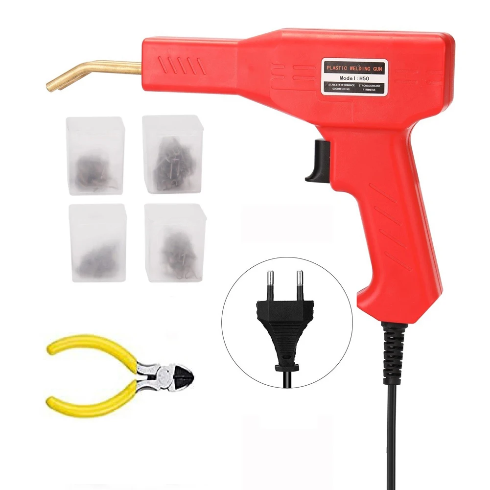 

Plastic Welder Gun Hot Stapler Welding Gun Machine Bumper Repair Tool Soldering Iron For Repair Car Bumper Repair Welding Gun