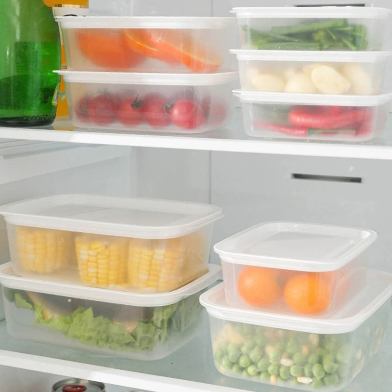 

Большие контейнеры для хранения пищевых продуктов, герметичные пищевые контейнеры с крышками для ланча, миска для хранения