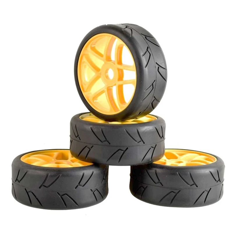 

4Pc 1/8 Buggy Tires With Wheels 17Mm Hex Drive Hub For RC Off Road Car HSP HPI Kyosho Traxxas Tires Accessories