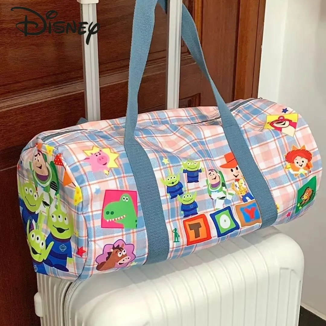 Disney Toy Story High Quality Fitness Bag Cartoon Fashion Handheld Storage Bag Multifunctional Short Distance Travel Bag Luggage