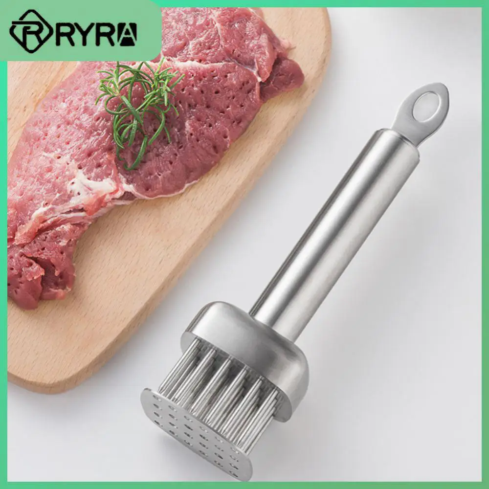 

Portable Professional Quick Hammer Meat Artifact Knocking Hammer Meat Tenderizer 304 Stainless Steel Pine Meat Needle 1pcs