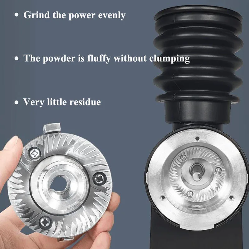 Автоматическая 48 мм плоская кофемолка 220 В Бытовая для зерен итальянская