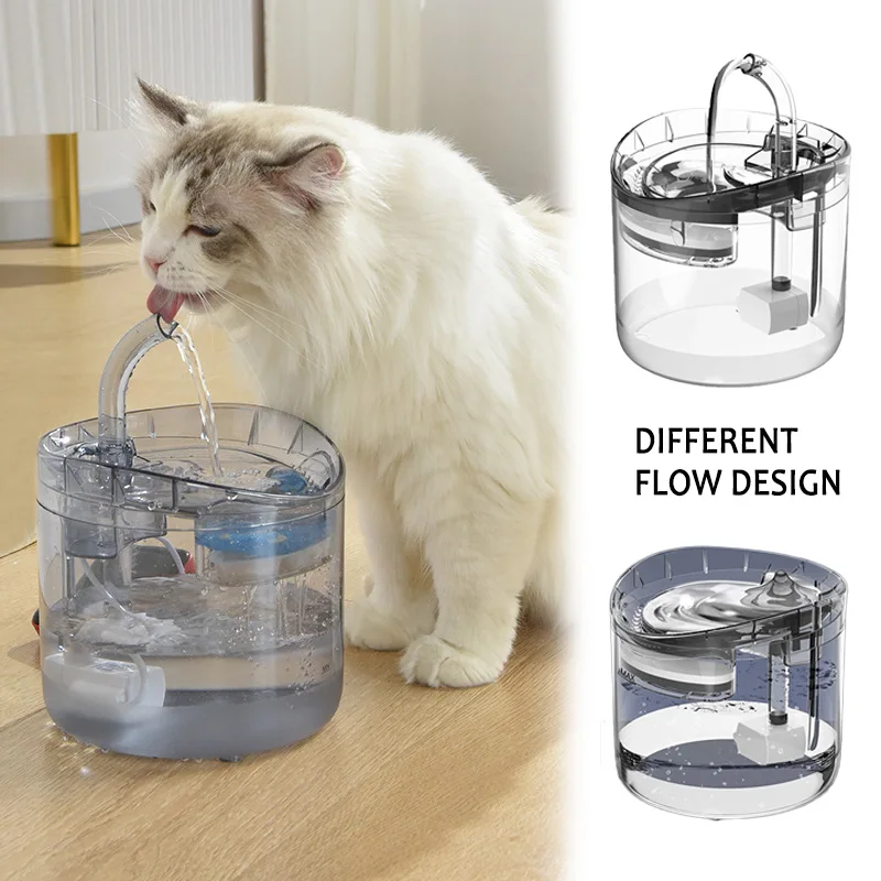 

Automatic Cat Water Fountain Pet Dog Water Dispenser Cat Dog Electric Water Bowl Pet Cat Sensor Drinking Feeder with Faucet Kits