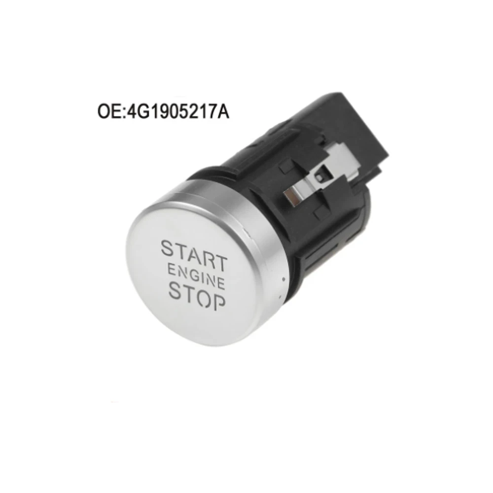 

New Chrome White Start Stop Button Engine Switch For Audi A6 C7 S6 RS6 A7 RS7 2011-2018 4G1905217A