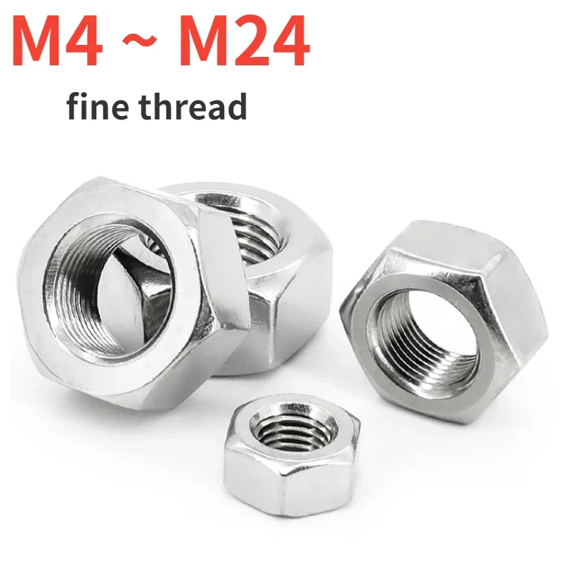 

Шестигранные гайки из нержавеющей стали M4-M24