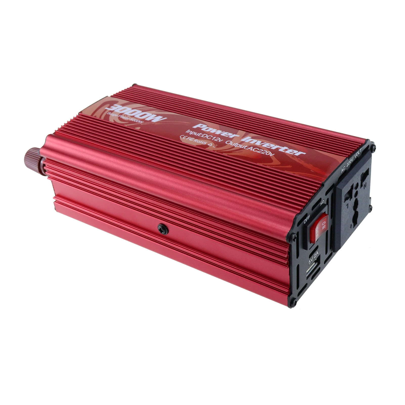 

3000 Watts Power Inverter 110 V to 220V - Modified Sine Wave Car Inverter - Voltage Interchanger Power Converter Adapter DC-AC