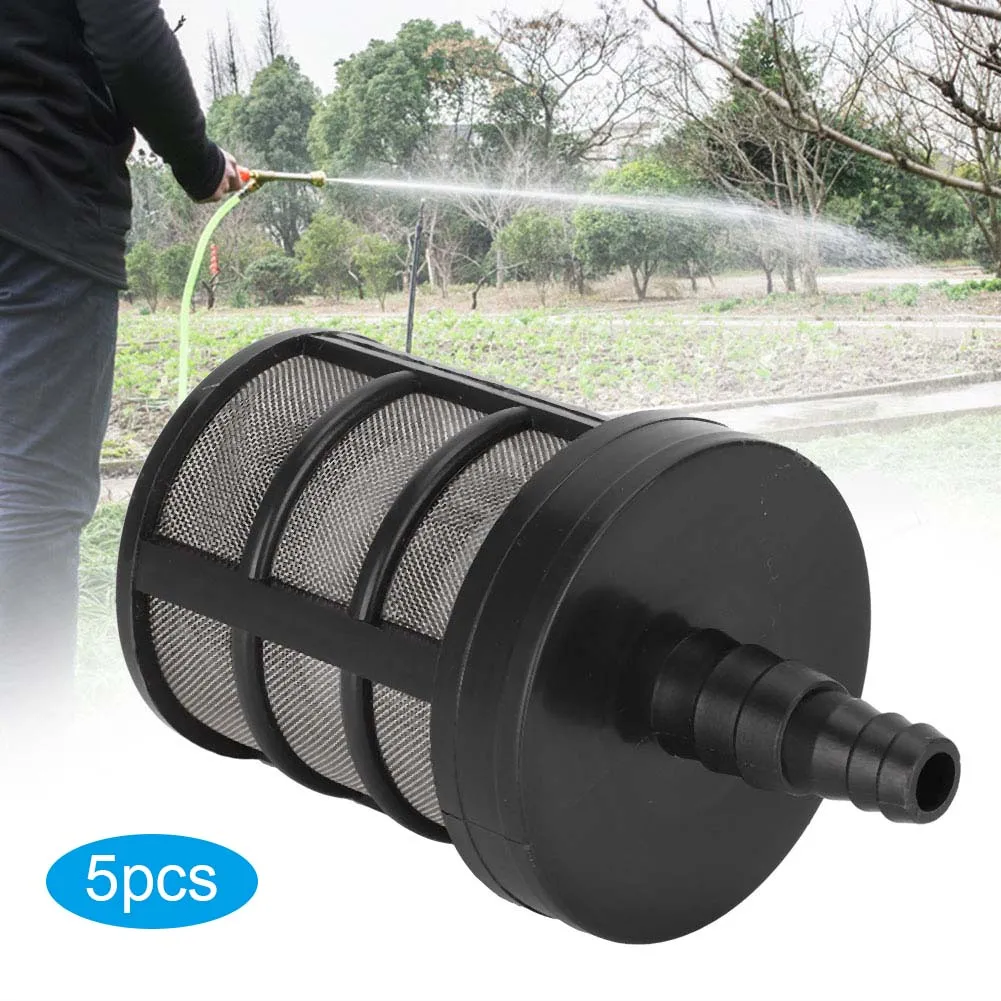 5 шт. Из нержавеющей стали двухслойный садовый водяной насос сетчатый фильтр