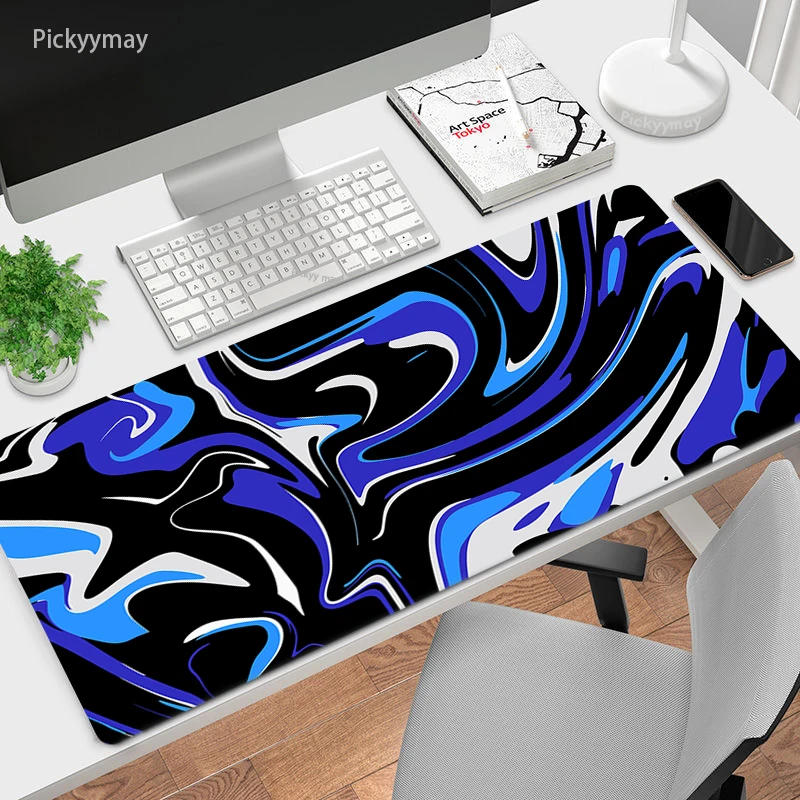 

Abstract Large Mouse Pad PC Gaming Keyboard Mausepad Strata Liquid Computer Table Desk Mat Accessories Mause Pc Gamer Mousepad