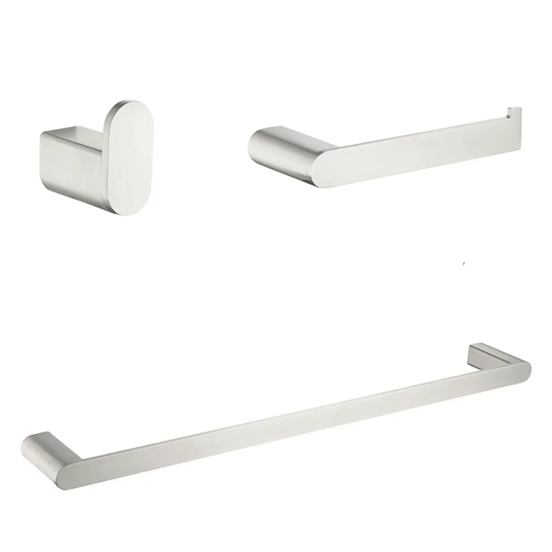 

Набор аксессуаров для ванной из нержавеющей стали Brushed Nickel