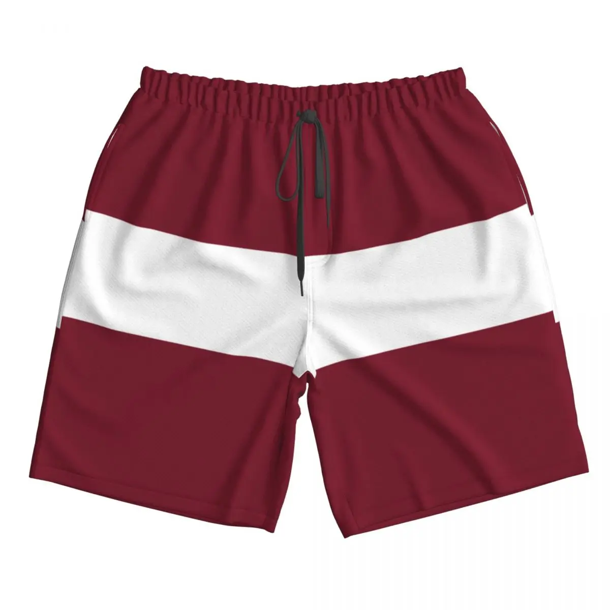 

Men's Swim Shorts Summer Swimwear Man Swimming Trunks Beach Shorts Surf Board Male Clothing Pants Latvia Flag