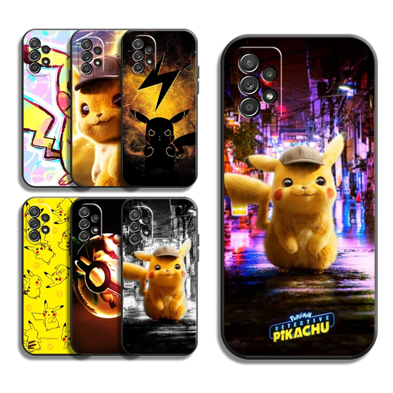 

Pokémon Pikachu Phone Cases For Samsung Galaxy A31 A32 4G A32 5G A42 5G A20 A21 A22 4G 5G Cases Funda Soft TPU Carcasa