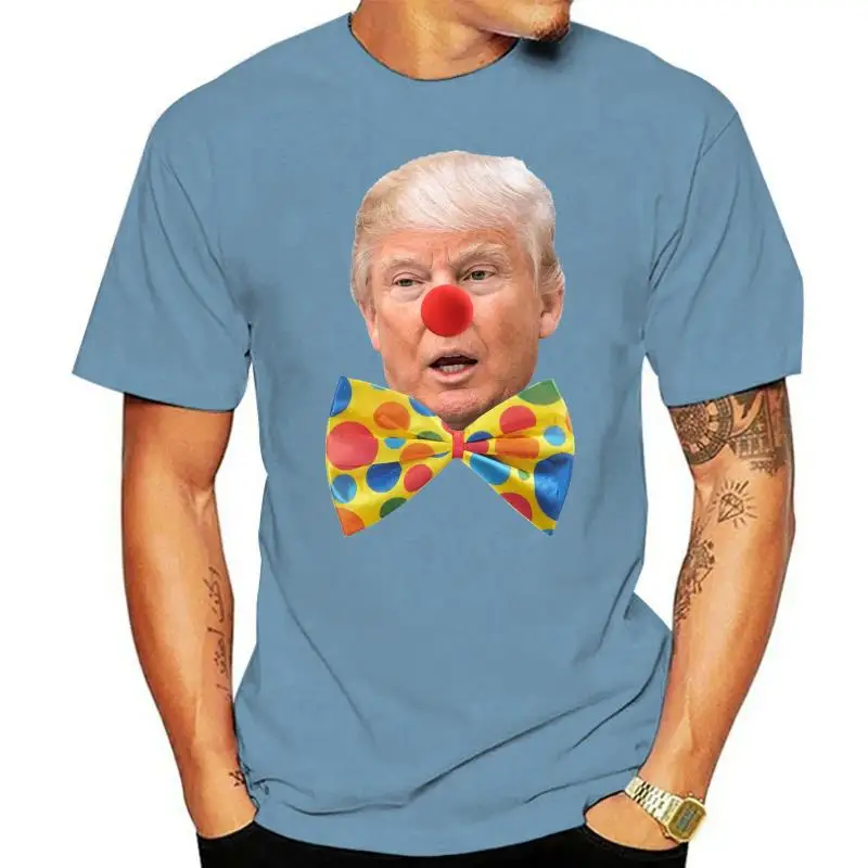 

Мужская футболка с изображением Трампа, футболка клоуна для женщин и мужчин, футболка