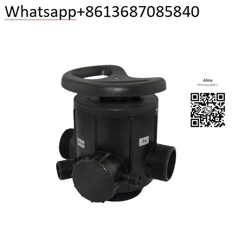 Клапан Runxin F56F64 смягчающая смола соль для воды Многофункциональный ручной клапан