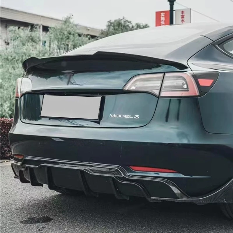 Фото Оптовые автомобильные бамперы и обвесы для Model 3 2017-2022: Обновление до стиля Vorstein. №5