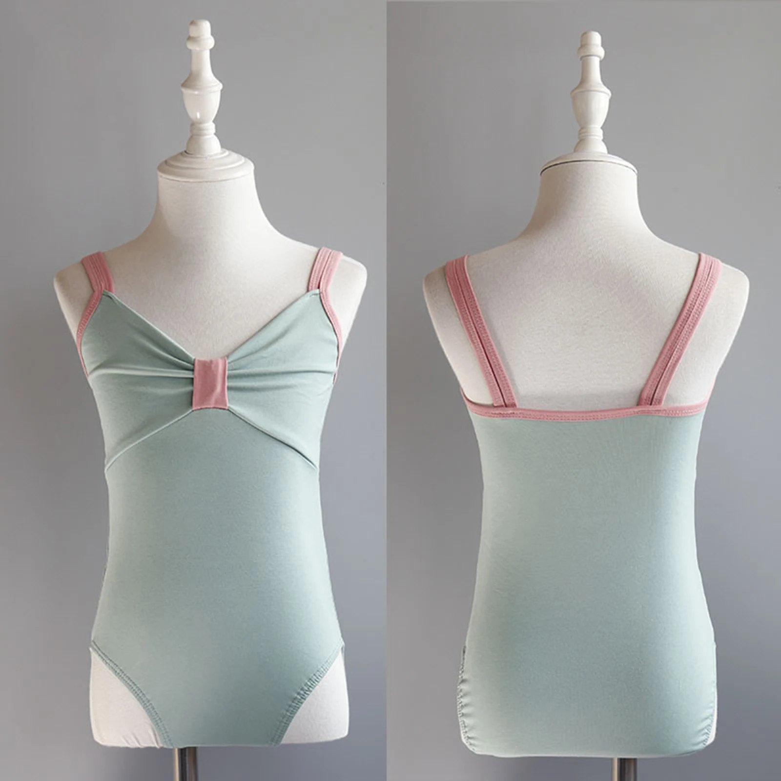 Kids Girls Sleeveless Ballet Training Bodysuit Jumpsuit Children Ballet Gymnastics Leotard Dancewear Yoga Skating Dance Dress