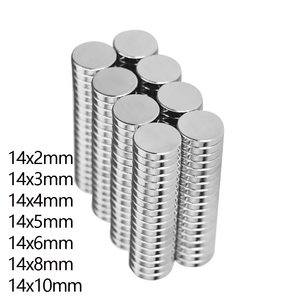 

Дисковые магниты 14x3 мм