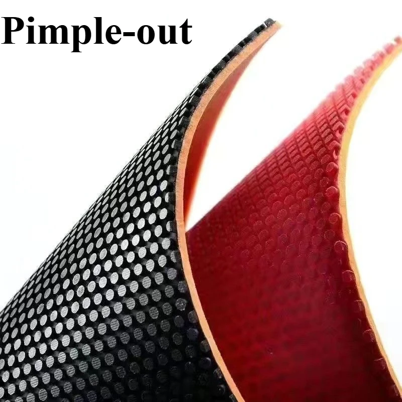 Фото Накладка для настольного тенниса YINHE Pluto Pimple-Out OX с губкой, одобренная ITTF, с короткими шипами, для атакующей игры, сильное поглощение мяча №2