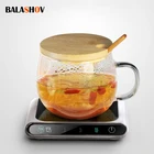 Портативная электрическая грелка для напитков, умная Бытовая подставка для офиса, дома и офиса с 3 настройками температуры, грелка