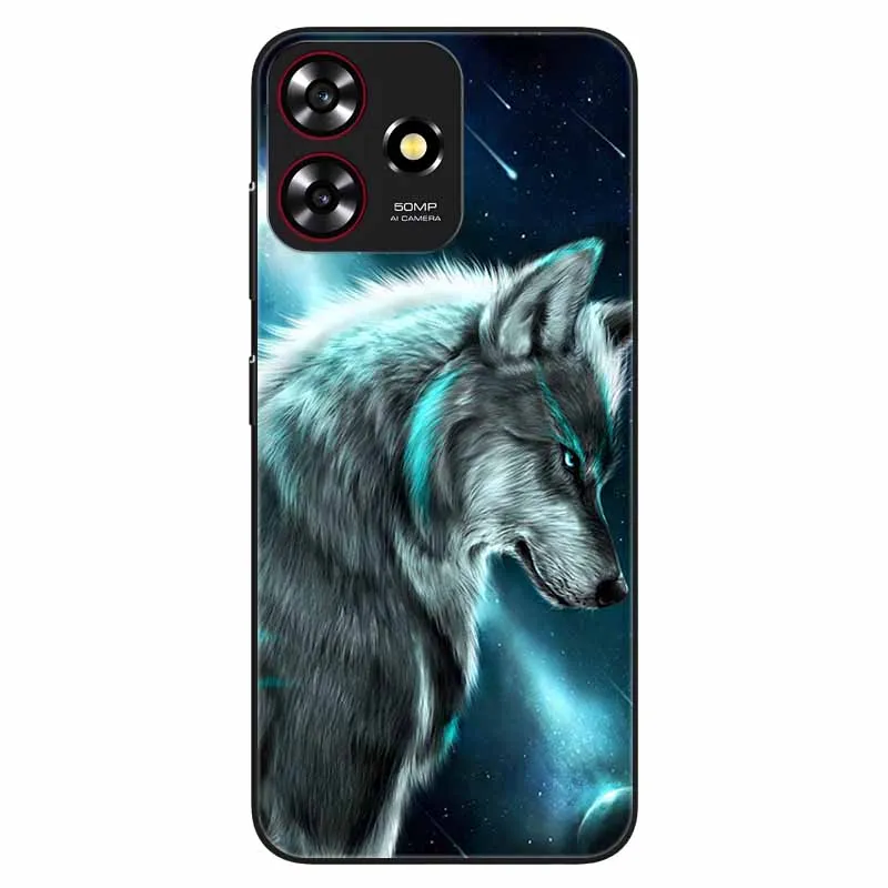 Чехол для смартфона ZTE Blade V50 мягкий силиконовый ударопрочный чехол-бампер