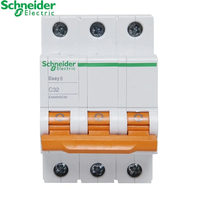 Schneider electric Mini Disjuntor Easy 9 выключатель EA9AN схема 1p 2p 3p 4p C тип 6A 10A 16A 20A 25A 32A 50A 63A AC