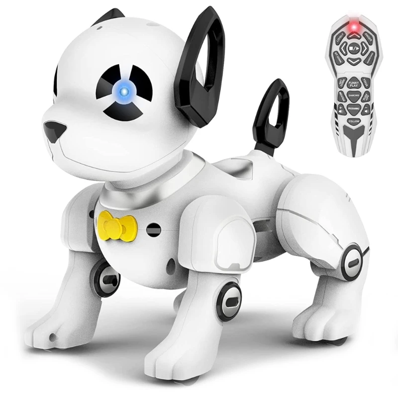

Remote Control Robot Toy Dog Dancing Robot Toy Imitates Animal Mini Pet Dog