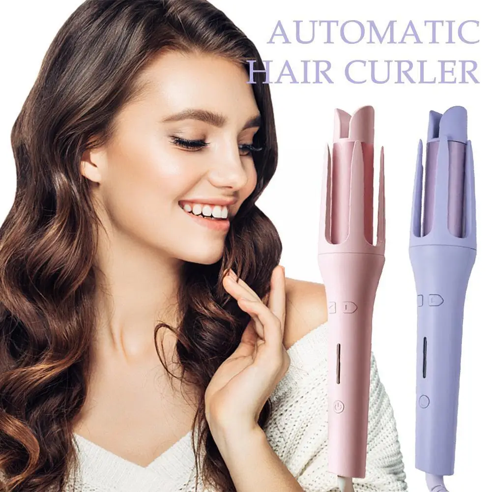 Automatic Hair Curler For Women Tourmaline Ceramic Curling Iron Rotating Roller 32mm Auto Rotary Fast Heating Styling O9O6