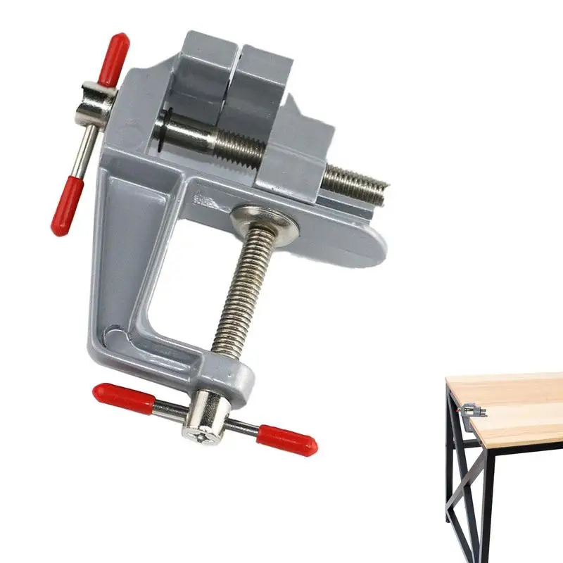 

Table Vice Clamp Portable Small Work Bench Vise 360 Degree Rotation Mini Jeweler Table Clamp For Sanding Grinding Detailing