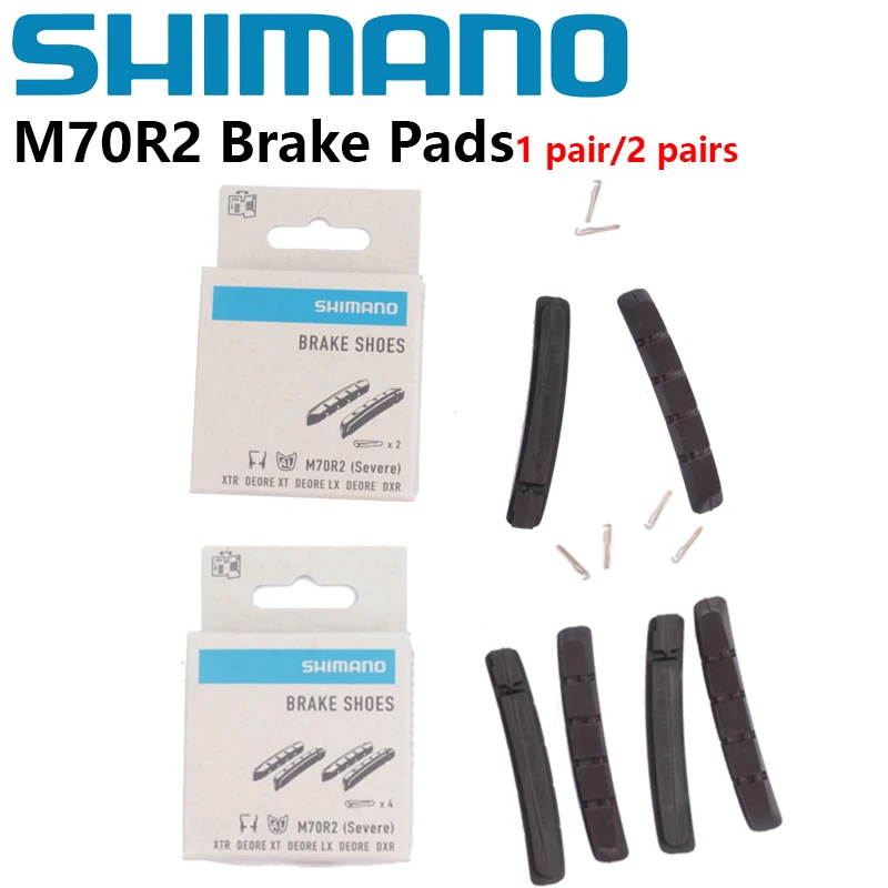Тормозные колодки Shimano M70R2 V-тормозной обод совместимые с BR-M770 BR-M750 BR-T610 BR-T4010 BR-T4000